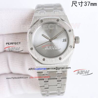 Swiss Replica Audemars Piguet Royal Oak Alyx 9sm Silver Dial 37mm Steel Case Watch